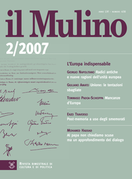 Copertina del fascicolo dell'articolo Radici antiche e nuove ragioni dell'unità europea