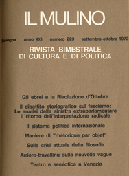 Copertina del fascicolo dell'articolo Teatro e semiotica a Venezia